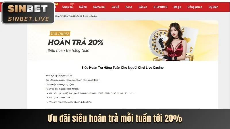Hoàn trả thể thao hàng ngày không giới hạn tại 888p34